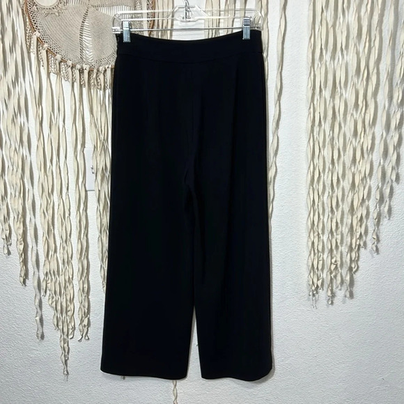 ALLSAINTS Black Cropped Coulotte Pants Size US4 - Picture 4 of 6